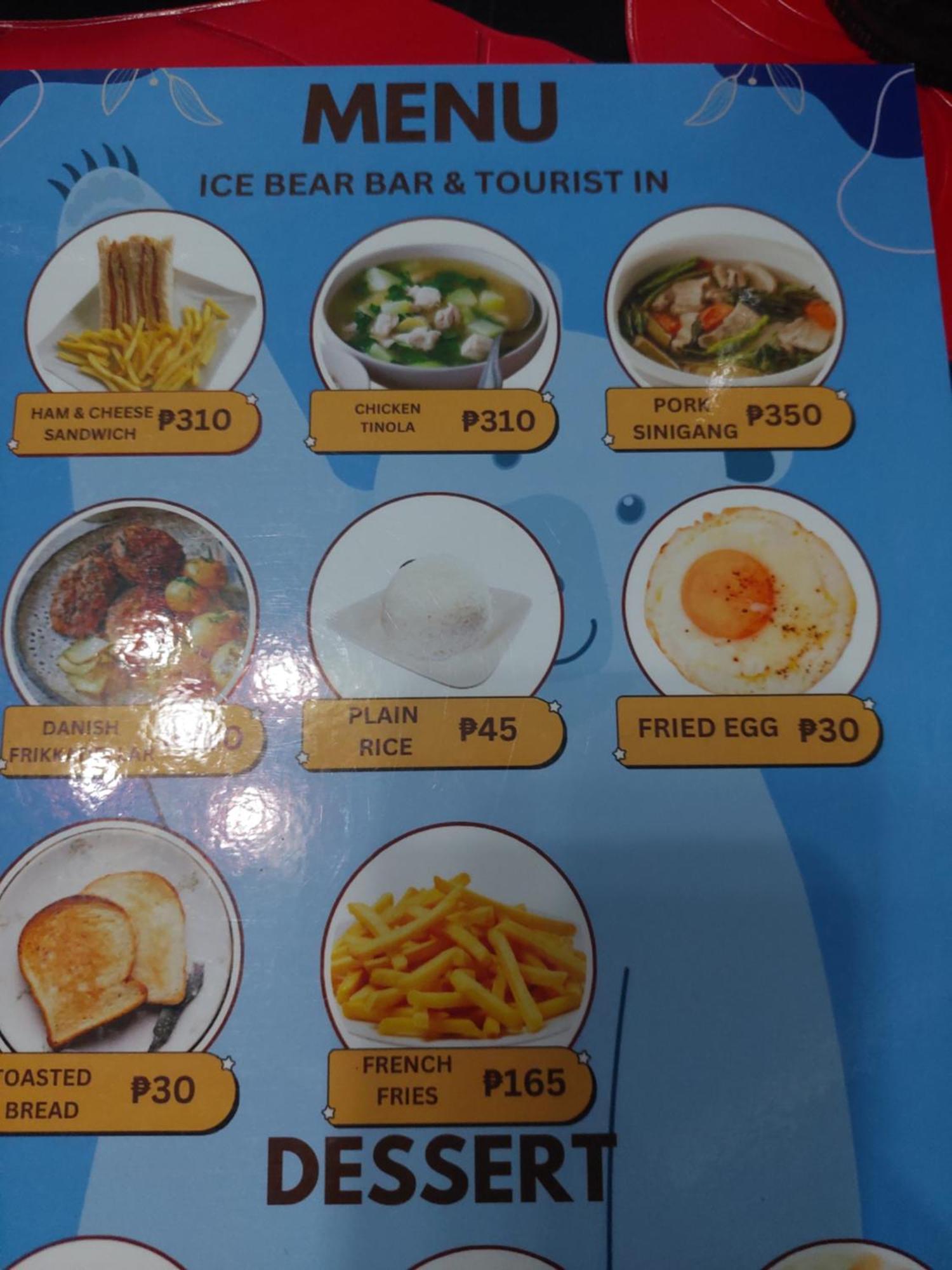 Ice Bear Bar & Tourist Inn Dauis Exterior foto